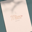 Cadre fête des mères - Mère veilleuse