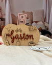 Tirelire personnalisée en bois avec prénom - Sur mesure