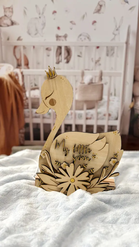 Veilleuse  "Cygne poétique"