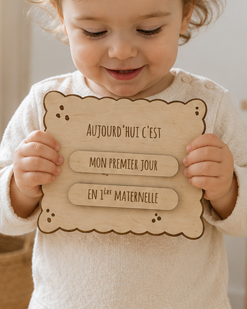 La plaque évolutive "Aujourd'hui c'est..."