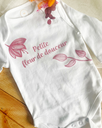 Bodie naissance personnalisable - "Fleurs Poétique" 